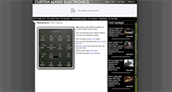 Desktop Screenshot of customaudioelectronics.com